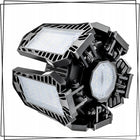 LAMPA 280W SUFITOWA LED E27 MOCNA SKŁADANA OŚWIETLENIE WARSZTATOWE ROBOCZE do garażu, piwnicy i magazynu, czarna oprawa