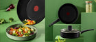 Patelnia ceramiczna nieprzywierająca 24cm Tefal RENEW BLACK indukcja do smażenia, okrągła, na kuchenkę gazową i