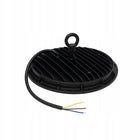 Lampa przemysłowa hermetyczna LED UFO 100W 10000lm IP65 magazyn hala sklep oprawa high bay, sufitowa, aluminiowa czarna