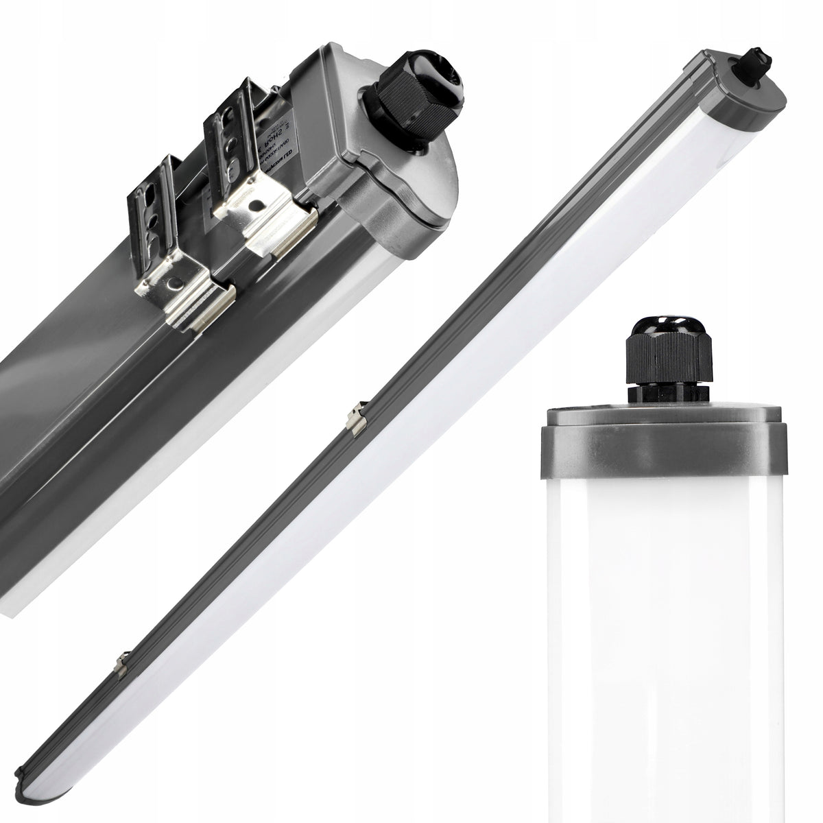 Lampa LED Do Garażu Oprawa Warsztatowa 80W Natynkowa Hermetyczna Świetlowka belka świetlna 150 cm 5400 lm do piwnicy