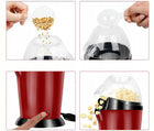 Maszynka maszyna urządzenie do robienia popcornu domowa 1200W automatyczna prażarka do kukurydzy beztłuszczowa z miarką