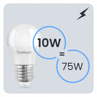 6x Żarówka LED E27 Kulka P45 10W = 75W 1100lm 3000K Ciepła 180° lumiled do lamp i opraw, do salonu i sypialni