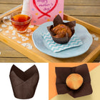 Papierowe papilotki do muffinek babeczek 3 wzory nieprzywierające x150 foremki do pieczenia cupcake’ów, wkładki do formy