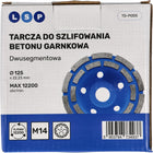 Tarcza Diamentowa Do Cięcia Betonu Szlifowania Kostki Garnkowa 125mm M14 z 1 071 sztuk