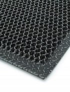 Wycieraczka 3D pod drzwi gumowa z siatką na zewnątrz do firm czarna 80X120 mata wejściowa PVC do domu i biura, grubość