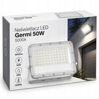 Halogen LED naświetlacz lampa 50W 4500K zewnętrzny IP65 reflektor roboczy oświetlenie posesji 5000 lm biały neutralny
