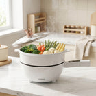 Multicooker Garnek Elektryczny 4l Parowar Wielofunkcyjny Wyświetlacz 900W 4 l 1400 w biały