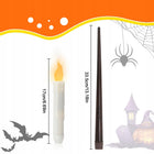 HALLOWEEN PŁYWAJĄCE ŚWIECZKI Z RÓŻDŻKĄ 12 SZT MAGICZNYCH ŚWIECZEK WISZĄCYCH dekoracja na imprezę tematyczną, ozdoba
