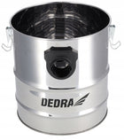 Odkurzacz do Kominka Popiołu Pieca Filtr Separator 1200W 20l 19kPa dedra