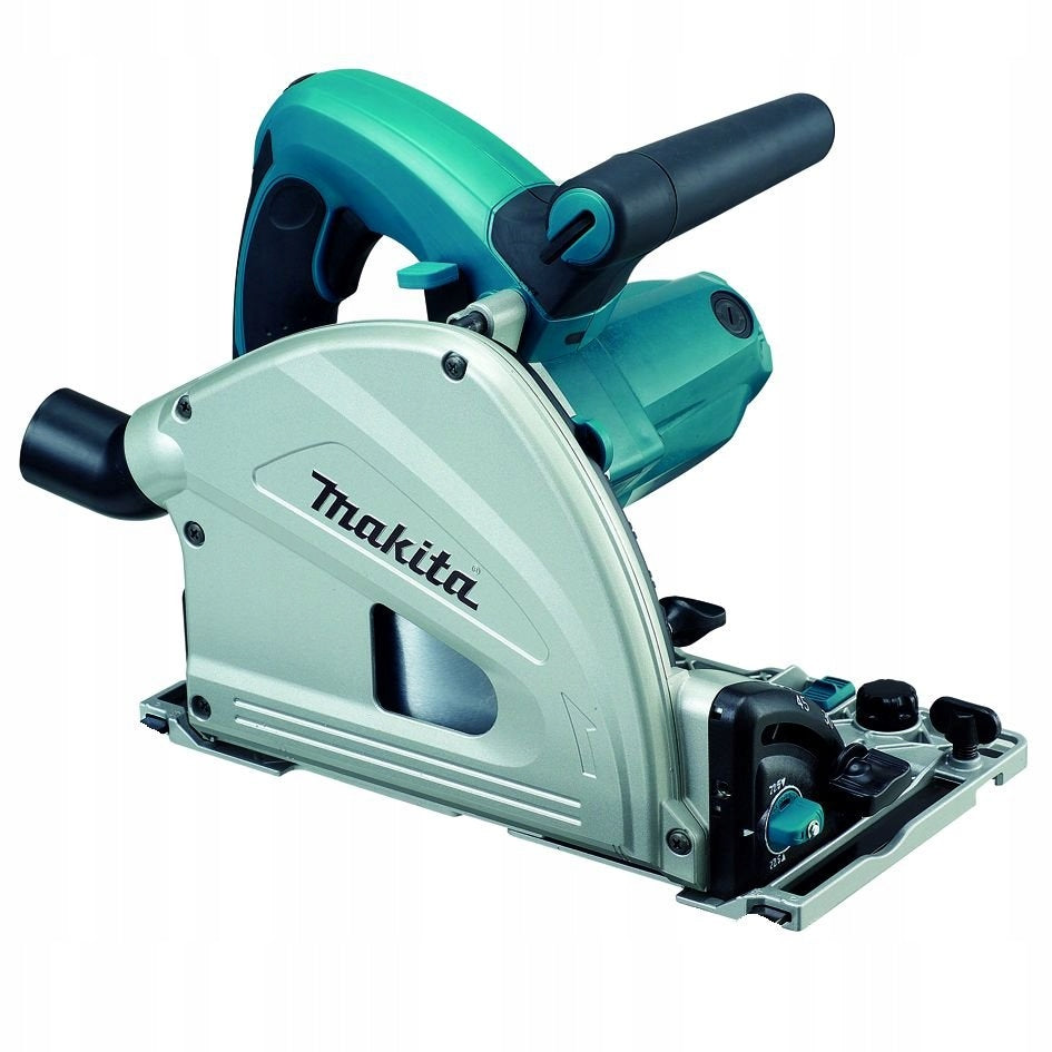 Makita Piła wgłębna 165mm, 1300W, Systainer SP6000J zagłębiarka, pilarka tarczowa do precyzyjnych cięć, głębokość 56