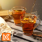 SZKLANKI DO HERBATY KAWY 250ml NAPOJÓW SZKLANKA ZESTAW Z UCHEM 6 szt kubki szklane bezbarwne na gorące i zimne płyny