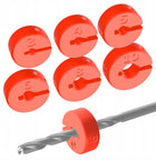 Ogranicznik do wierteł głębokości wiercenia 3mm,4mm,5mm,6mm,8mm,10mm- 6szt stoper do wiertła, pierścień oporowy