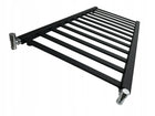 Grzejnik dekoracyjny łazienkowy LUGO 90/50 czarny wodny 550 mm 900 mm grzewcza