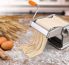Maszynka do ciasta wałkowania makaronu pierogów lasagne stal nierdzewna 4w1 ręczna wałkownica