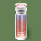 Czajnik elektryczny turystyczny z regulacją temperatury biały 450ml 450 l 300 w metal, tworzywo sztuczne