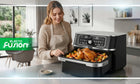 Frytkownica beztłuszczowa AIR fryer 3100w frytownica duża 10l 12 programów czarny