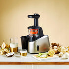 Wyciskarka wolnoobrotowa tefal infiny press ZC255B do owoców i warzyw, prasa do soków, pionowa, 200 w, 0,8 l, płynny