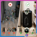 Torba na Butelki Puszki Zwrotne Kaucyjne Kosz Pojemnik z Uchwytami Duży 82l do segregacji odpadów, plastikowy, 1 komora