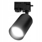 Zestaw Szynoprzewód Szyna 1m + 3x Lampa GU10 LED reflektory sufitowe, czarne aluminiowe, 3 punkty świetlne, do salonu
