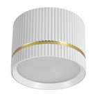 Oprawa Halogenowa Sufitowa LED Tuba GX53 Spot Natynkowa Ryflowana Biała oczko oświetleniowe do salonu i kuchni, 1