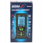 Dalmierz laserowy 50m MC0933 dedra miernik odległości, pomiar powierzchni, pamięć 30 wyników, dokładność ±2 mm, IP54