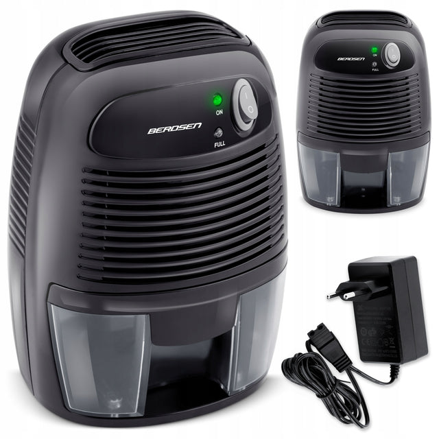 Osuszacz powietrza pochłaniacz wilgoci wydajny cichy 500ml 23W berdsen 23 w biały