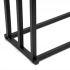 Wieszak łazienkowy na ręczniki stojak metalowy do łazienki suszarka loft drążek 440 mm 740 mm czarny