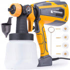 Agregat malarski pistolet elektryczny do malowania 600W 4 dysze natryskowy, zbiornik 1 l, przepływ 1,2 l/min