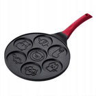 Patelnia do Naleśników Jajek Sadzonych Pancakes i Placków 26cm Non Stick powłoka marmurowa, okrągła, mycie w zmywarce