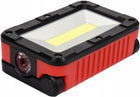 Reflektor przenośny 5W COB 300LM lampa robocza, latarka LED, kempingowa, powerbank 1800 mAh, IP54