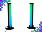 Lampka gamingowa na biurko LED RGB stojak na słuchawki czujnik muzyki do pokoju gracza, pilot, ściemnianie, zmienna