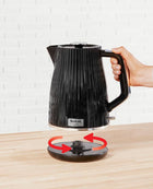 Czajnik elektryczny tefal Loft 2400 w czarny KO250830 do gotowania wody, pojemność 1,7 l, grzałka płytowa, filtr, z