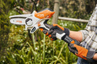 STIHL pilarka GTA 26 przecinarka zestaw z akumulatorem AS2 i ładowarką AL1 do cięcia gałęzi, pielęgnacji ogrodu, lekka