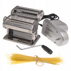 Elektryczna automat maszynka do robienia makaronu wałkowania ciasta 2w1 do spaghetti i lasagne, kuchenne urządzenie do