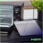 Piekarnik elektryczny wolnostojący mały mini MPM MPE-13 10l 10 l 800 w czarny