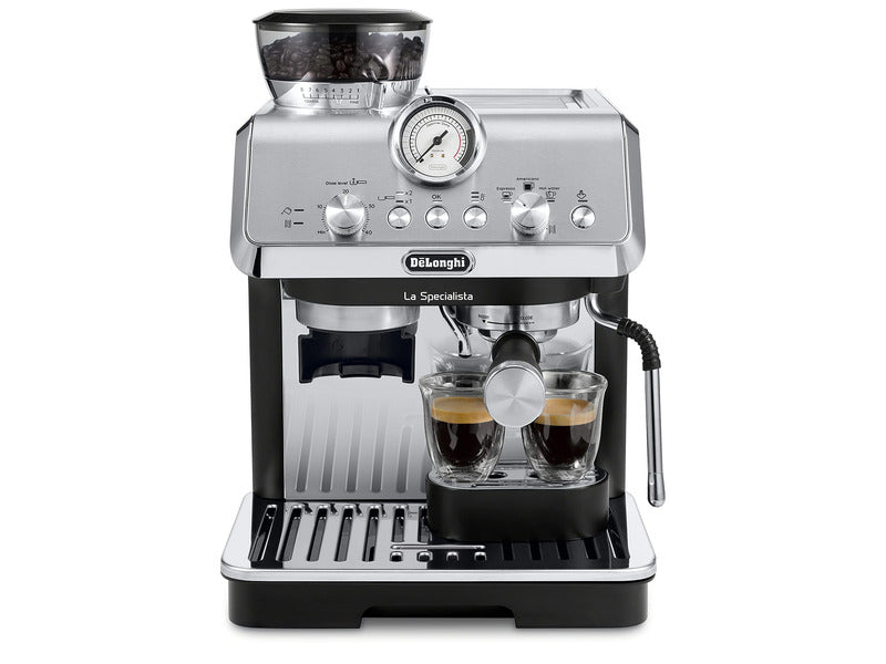 Ekspres Kolbowy delonghi La Specialista Arte EC9155.MB młynek do kawy, kawa ziarnista, espresso, americano, ciśnienie