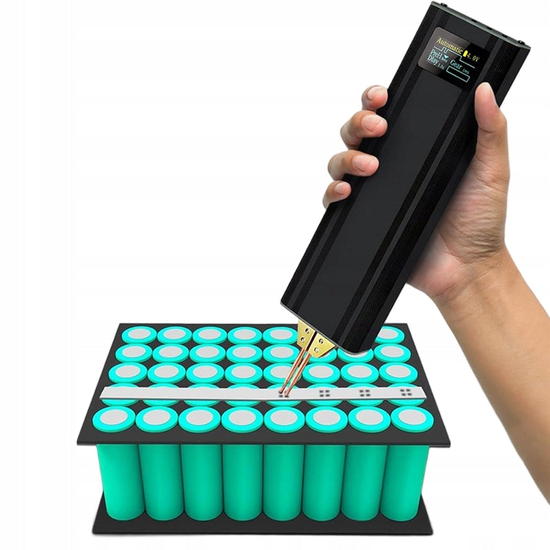 ZGRZEWARKA RĘCZNA SPAWARKA PUNKTOWA PRZENOŚNA Z SIECIĄ MINI 18650 5000 mAh do pakietów baterii i ogniw, zgrzewanie