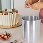 Rant do tortu 20cm regulowany 16-30cm cukierniczy opaska obręcz tortownica metalowa forma na ciasta, biszkopty i desery