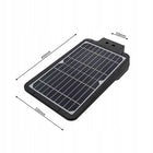 Kinkiet Lampa Solarna Eko-Light Street EKO2028 15W 1650lm 4000K IP65 Czujni oprawa LED na elewację i do ogrodu, czarna