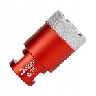 OTWORNICA DIAMENTOWA KORONKA DO GRESU M14 ZESTAW ⌀ 6,8,10,35,68 mm ADAPTER wiertło do betonu, cegły, ceramiki, drewna
