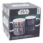 Kubek - Star Wars Weapon 300 ml zmieniający się ceramiczny gadżet do kawy i herbaty, termoaktywny