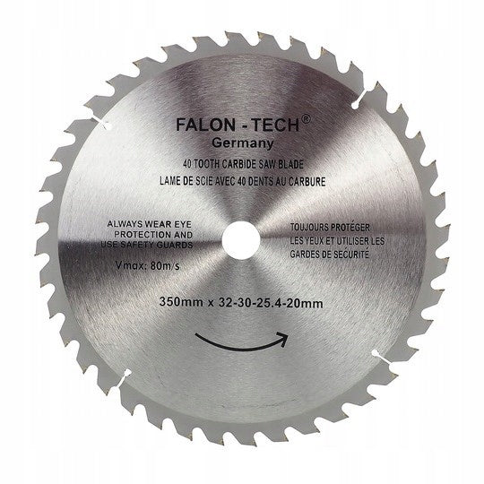 Tarcza do drewna Falon-Tech FT-350X32X40T z 59 sztuk