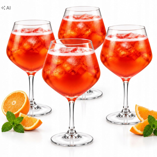 4x kieliszek manti 680ml do wina drinków soku wody napojów duże eleganckie