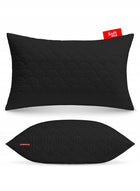 Poduszka antyalergiczna 50X70cm do spania na zamek pikowana czarna z polski wypełnienie silikonowe 650 g, jaś