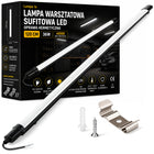 Lampa Sufitowa LED Warsztatowa Garażowa 120cm 36W 4000K mocna IP65 oprawa belka świetlna do piwnicy i magazynu