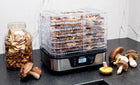 Suszarka do grzybów owoców BPA free dehydrator spożywczy, warzywa, zioła, 6 sit, regulacja temperatury 35–75°C, stal