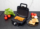 Gofrownica 3w1 – opiekacz, toster, grill, regulacja temperatury, wysoka moc nominalna czarny