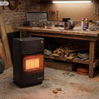 PIECYK GAZOWY NA BUTLE GRZEJNIK GAZ SKŁADANY BEZ ZAPACHU WĄŻ REDUKTOR 4,2kW 430 mm 730 mm grzewcza czarny