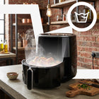 Frytkownica beztłuszczowa AIR fryer 3,2l piekarnik 1200W 10 trybów airfryer 1200 w czarny