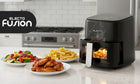 Frytkownica beztłuszczowa 4,5l AIR fryer 1500W frytownica panel 8 programów czarny